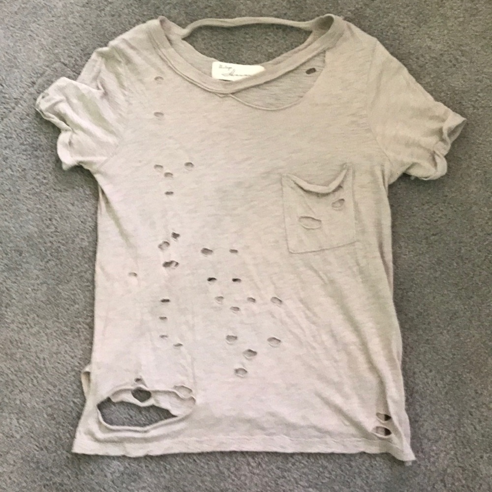 Vintage Havana ripped t shirt